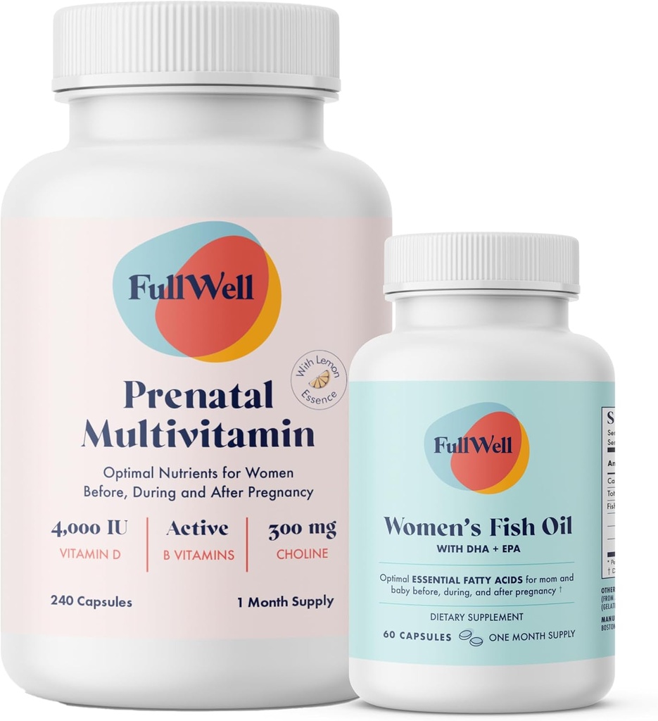 [BRSROEAFPMPROC3A] Vitamina Prenatal Lemon + DHA tención Omega 3 Fish Oil with DHA & EPA for Brain Development " Nervous System Support ← Nutrients Vitales ← Dietitian-formulated, 3rd Party Tested, 30 Servings