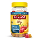 Mangas multivitamínicas hechas con Omega-3, Manteca de maní multivitamínico para soporte nutricional diario, 80 vitaminas y minerales de Gummy, 40 días de suministro
