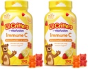 L’il Critters Immune C Daily Gummy Suplemento Vitamina para Niños, para Vitamina C, D y Zinc para Immune Support, Orange, Lemon y Cherry Flavors, 190 Gummies (Pack of 2)