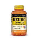 MASON NATURAL Neuro Complex with Alpha Lipoic Acid & Vitamin B12, Apto para Vegetarianos, 100 Tablets