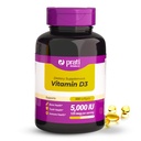 Vitamina D3 5.000 UI – 500 Softgels – Soporta el sistema de defensa, la salud ósea y muscular – Tamaño familiar