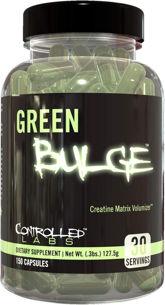 APLICADOS CONTROLADOS Suplemento a granel verde, 30 volumizador de matriz de crema avanzada Serv, mejora fuerza, resistencia, rendimiento, & recuperación muscular, cafeína & estimulante gratis