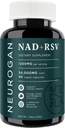 Neurogan NAD+ con cápsulas de resveratrol 1:1 Relación - 1200mg Por Serving, 90 Ct - Salud Celular y Suplementos de envejecimiento saludables, Energía & Apoyo Inmunitario - Nicotine Adenine Dinucleotide Suplemento NAD+