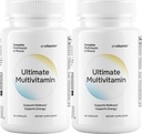 Ultimate Multivitamina Multimineral y Superfood con 42 Fruta y Vegeta Blend, 60 Cuenta (Ultima 2 Pack)