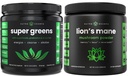 NutraChamps Greens Super Food Powder &amp; Lion's Mane Powder