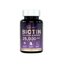 Biotina + Belleza Blend – 25.000 mcg Complejo con Collagen, Keratin, MSM – Pelo, Piel &amp; Nail Support – Gluten-Free – GMP, ISO 22000, HACCP Certified – COA Disponible – 60 cápsulas