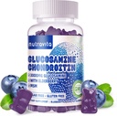 Glucosamine Chondroitin Gummies with MSM & Elderberry Extra Strength - Soporte conjunto, suplemento de apoyo antioxidante para adultos, hombres y mujeres.60
