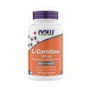 Ahora Suplementos, L-Carnitine 250 mg, Formulario Purest*, Amino Acid*, Fitness Support*, Metabólico Soporte 120 cápsulas vegetarianas, Gluten Free, Vegan, Kosher, Non-GMO