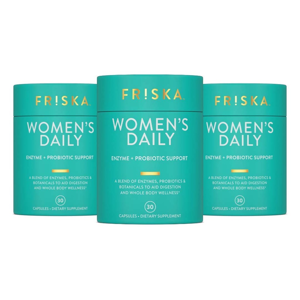 Suplemento de Enzima Digestiva Digestiva Digestiva Femenina y Probióticos, Apoyo Natural Avanzado para la Salud Digestiva Femenina, Luchas Bloating, Eases Digestion, Apoyo Absorción Nutriente, 90 cápsulas