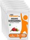 BulkSupplements.com Orgánica Schisandra Extract Powder - Schisandra Supplement, de Schisandra Berries - Herbal Supplement, Gluten Free - 1000mg per Serving, 5kg (11 lbs) (Pack of 5)