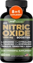 Gade Nutrition Nitric Oxide Suplemento - L Arginine Capsules - Ayuda a mejorar la energía, la resistencia y el rendimiento - Pre Workout - Muscle Builder - con todos los aminoácidos esenciales y Maca Root