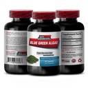 Suplemento herbal puro - Klamath Blue Green Algae 500mg - Aumentar los niveles de energía, mejorar la digestión y mejorar el sistema inmunológico, spirulina, cloella, Klamath Blue Green Algae Powder - 1B 60 cápsulas