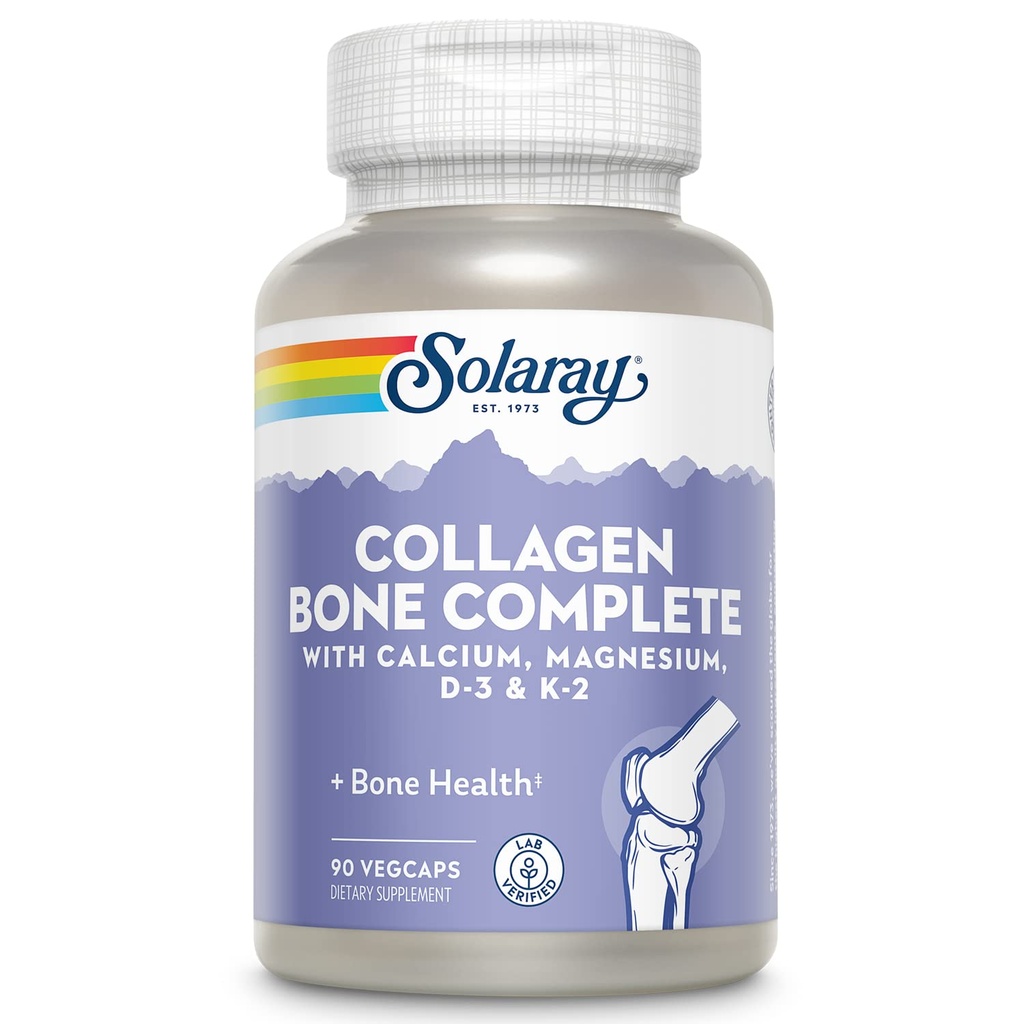 SOLARAY Collagen Bone Complete ← Advanced Bone Matrix Fórmula con Plant Calcium &amp; Magnesium