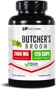 Carniceros Suplemento de la habitación Silencio Capsules Extracto 2400mg  vírgenes 120 Pills Vegetarianos Silencio Premium Herbal Root Suplemento Silencio Circulación " Vein Support Silencio Non-GMO, Gluten-Free Silencio Made in USA
