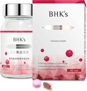 Probióticos vaginales de BHK para mujeres, equilibrio de PH con Lactobacillus, promover el olor vaginal saludable y el tracto urinario, arándano femenino, 60 tabletas