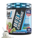 BPI Sports Best Creatine - Creatine Monohydrate Powder for Men &amp; Women, Himalayan Salt - Strength, Pump, Endurance, Muscle Growth, Muscle Definition, No Bloat - Kiwi Strawberry - 50 Servings - 9.07 Oz