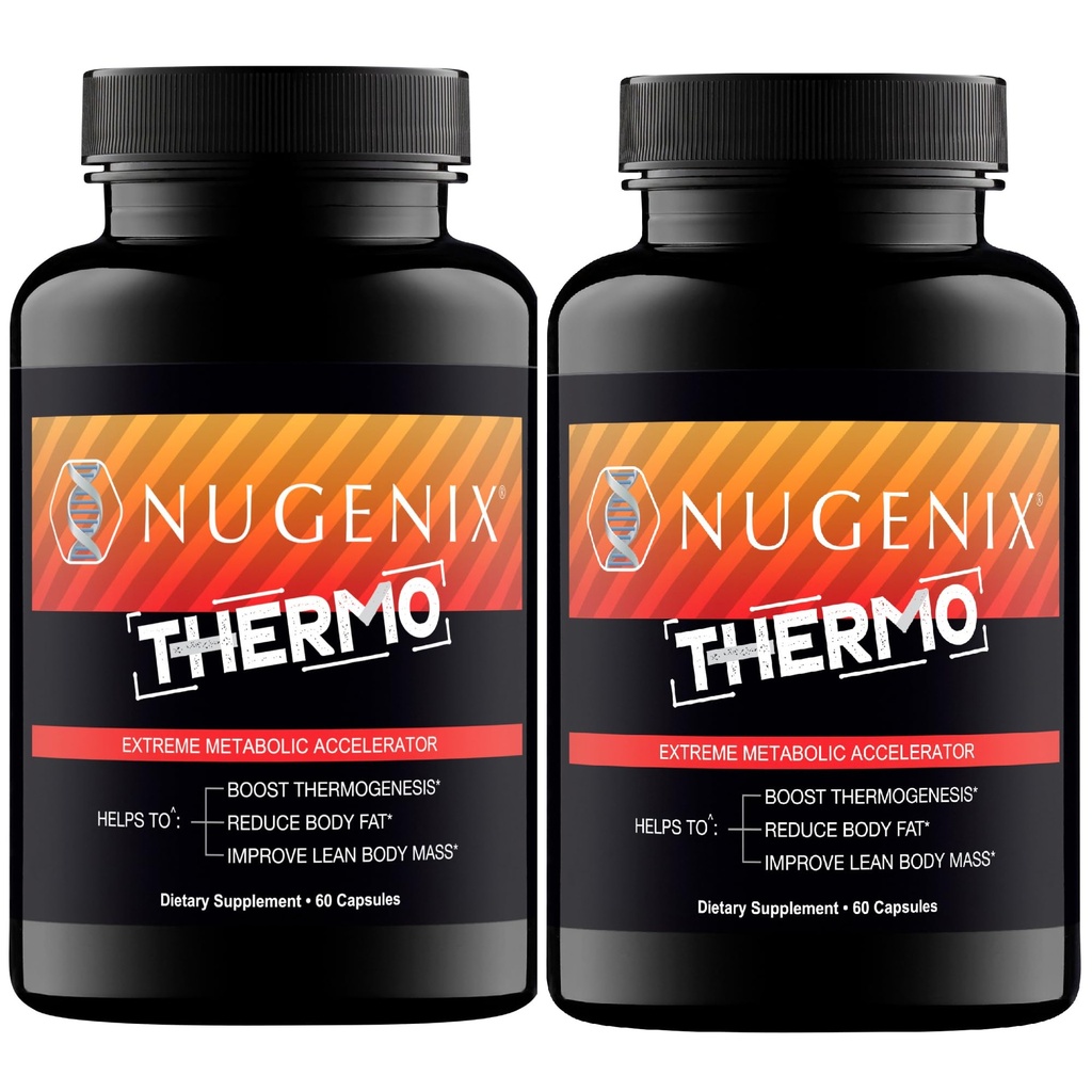 Nugenix Thermo - Thermogenic Fat Burner Supplement Pills for Hombre, Extreme Metabolic Accelerator, 120 Conde