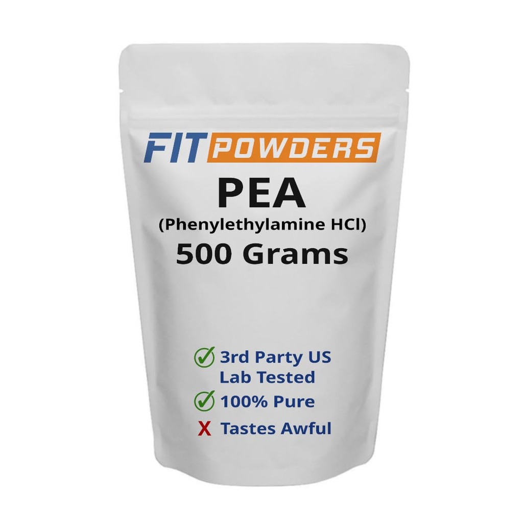 Beta Phenylethylamine HCl Pea Powder (Phenethylamine), Phenylethylamine Powder para Serotonin, Dopamine y Energy Boost