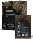 Truvani Vegan Pea Protein Powder ← Chocolate ← 20g Org Orgánica de plantas basadas Proteínas Silenciosos de viaje Únicas 10 servidos Silenciosos Keto ← Gluten " Dairy Free Silencio Bajo Carb Silencio No Añadido Sugar