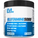 Suplemento de pólvora L-Glutamina pura Vegan - Evlution Nutrition Nitric Oxide Booster 5g L Glutamine Suplemento para la recuperación posterior del entrenamiento Bombas mejoradas Gut Health Energy and Immunity - Unflavored