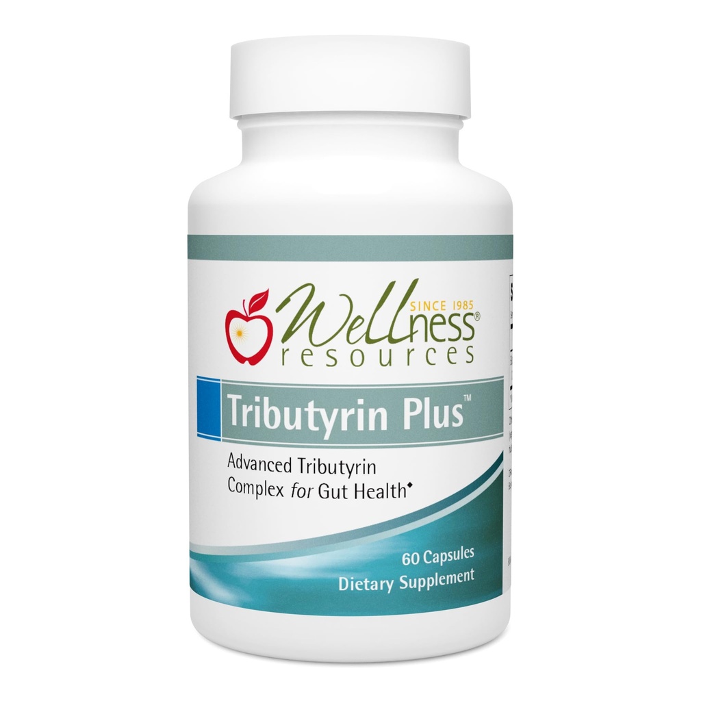 Recursos Wellness Tributyrin Plus Suplemento Postbiótico para la Salud Gut con Alta Absorción ButyraGen Tributyrin Complex (800mg por Dos cápsulas, 60 cápsulas vegetarianas)