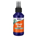 AHORA Alimentos Suplementos, Plata Sol 10 PPM con Plata Elemental y Agua Deionizada, Líquido, 4 onzas
