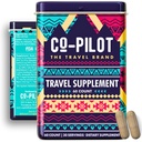 Suplemento de vitaminas de viaje para vuelo y diario, Jet Lag, energía, inmune, apoyo a la digestión, promover la calma con Ashwagandha, Rhodiola, Chia " D3 para mejor sueño " , Vegan, 60 Conde