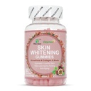 Mangas de blanqueamiento de la piel, con Glutathione, Collagen y Bioth, piel joven hidratada, flujo y manchas que se desvanecen, Anti-Aging, 60 cuentan