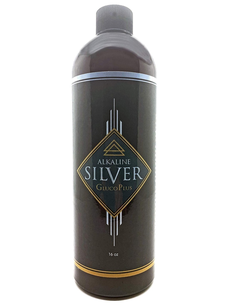 GlucoPlus de Plata - Hidrosol de Plata Colloidal en una Base Alkaline