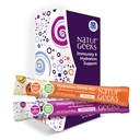 NutraGeeks Electrolitos Vegan Packets de Polvo – Electrolitos sin azúcar para la hidratación instantánea – Polvo de hidratación con sabores de mango de Elderberry – Sin azúcar, 12 Servings