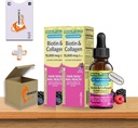 Biotina líquida & Collagen 15000 mcg • Pelo, Piel & Nails Soporte • Tiradas de sabor natural • 1 fl oz por Spring Valley + Venanci'os Sticker (Pack of 2)