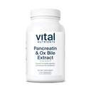 Vital Nutrients Pancreatin & Ox Bile Extract 500mg ← Enzymes Digestivos Naturales para Mujeres &amp; Hombres Silencioso Apoyo Digestión de Proteína, Gordo y Carbohydrates* permanente Gluten, Dairy &amp; Soy Free ← 120 Capsules