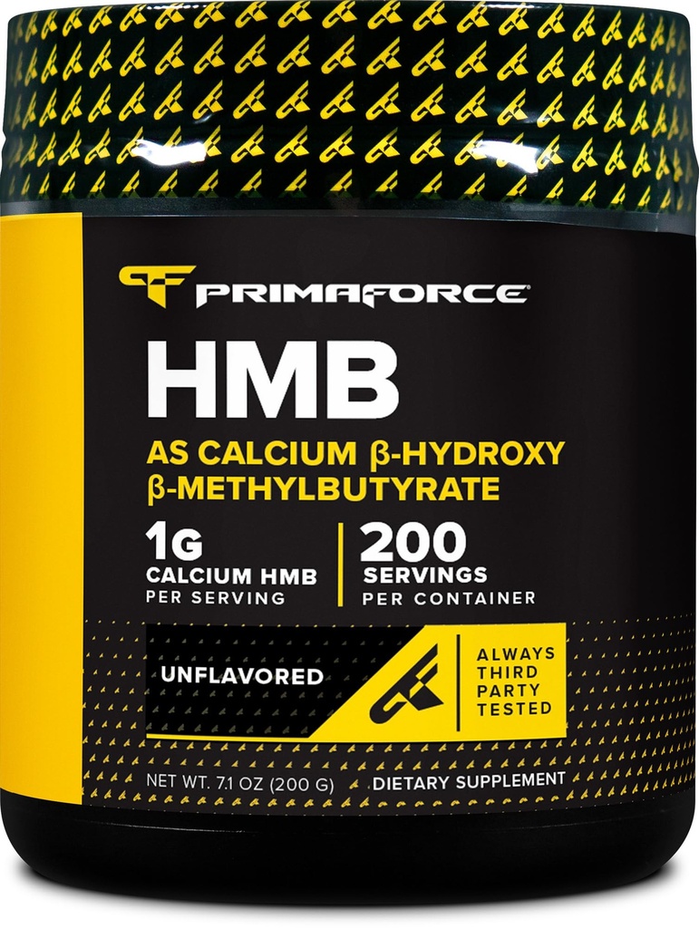 Primaforce HMB Suplemento Polvo (200g) (Sin sabor) - Pure Calcium Beta-Hydroxy Beta-Methylbutrate