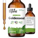 Tintura de Goldenseal Salvaje y Orgánica - Soporte Digestivo Pulido - Goldenseal Root Extract Liquid Drops - Vegan, Azúcar &amp; Alcohol-Free Herb Suplemento - 4 fl oz