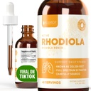 Rejuvica Health Active Rhodiola - Extracto de Ridiola Root con Rosavins Naturales, Entrega Líquida para una mejor absorción - Soportes Niveles de Energía y Alivio de Estrés
