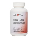 Alaya Naturals - Antártico Krill Oil 500mg Suplemento con fosfolípidos, EPA/DHA Omega 3 " Astaxanthin - Non-GMO - PCB Tested Krill Oil - 60 Softgels