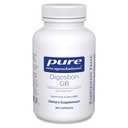 Encapsulaciones puras Digestión GB - Suplemento de Enzima Digestiva - para Gallbladder Support " Gut Health* - con Salts Bile " Enzymes Digestive Blend - Gluten Free " Non-GMO - 180 Capsules