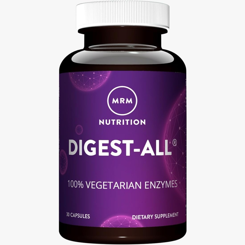 [BRSWIHIBAYPBKCTM] MRM Nutrición Digest-All ® ← Enzymes Digestive TEN Mejora de la digestión y la absorción TEN Lactase + Amylase + Lipase TEN may help with bloating and gas