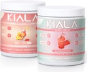 Kiala Nutrition Super Greens, Organic Greens Powder with Spirulina & Clorella for Digestion, Gut Health, Immunity & Energy, Gluten Free, Vegan, Miami Vice + Watermelon Slush, 30 Servings Every