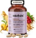 Mujer Hormo Balance Adaptógenos Suplementos con Maca Panax Ginseng Shatavari Schisandra Fórmula Diseñado para el Bienestar de la Mujer y la Armonía hormonal Soporte 60 cápsulas Vegan
