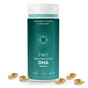 Iwi DHA Omega-3, 60 Softgels (30 servidos), Alga de base vegetal Omega 3, Cerebro, Ojos " Nervous System Support Suplemento dietético, Krill " Fish Oil Alternative, No Fishy Aftertaste