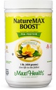 NatureMax BoostTM Pea Protein Powder - Suplemento de dieta Meal Reemplazo - 20g Proteína por ser - Natural Vanilla Flavor - Kosher Vitamina - 1lb