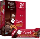 NuGo Dark Chocolate Pretzel and Sea Salt, 12g Protein Bar, Vegan, Gluten Free, Non-GMO, Kosher Pareve, 24 Conde