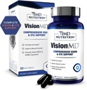 Convergence VisionMD Eye Vitamina con AREDS 2 Silencioso Eye Support Suplemento tención 30 Softgels