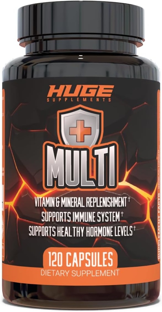 Multi, multivitamínico para hombres, Fórmula de alto rendimiento para atletas " Bodybuilding, vitamina " mineral reabastecimiento, soporta el sistema inmunitario " niveles de hormonas saludables (120 cápsulas)