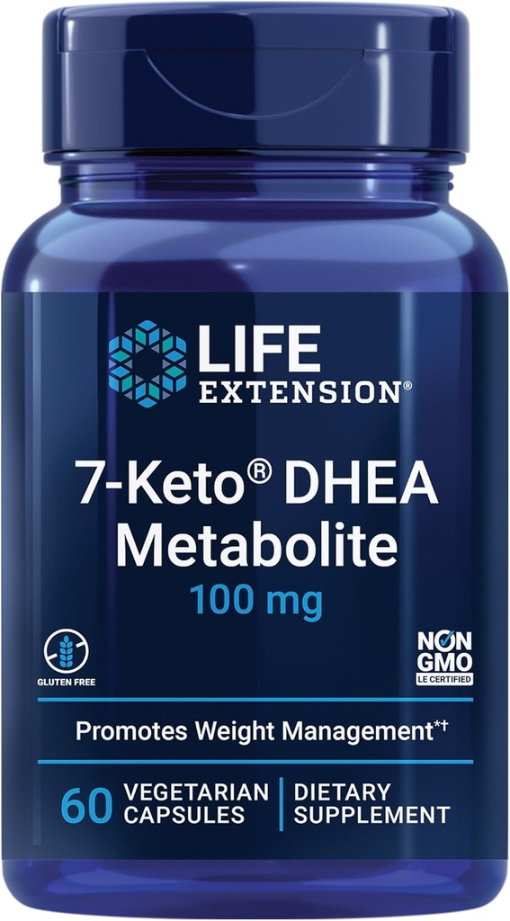 [BRSWGCT2CUCAIEYY] La extensión de la vida 7-Keto DHEA Metabolite – Arrojar su horno de carga de grasa – No GMO – Sin gluten – 100 Mg – 60 cápsulas vegetarianas