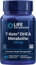 La extensión de la vida 7-Keto DHEA Metabolite – Arrojar su horno de carga de grasa – No GMO – Sin gluten – 100 Mg – 60 cápsulas vegetarianas