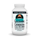Fuente Naturals Complejo de condroitina de Glucosamina con MSM, promueve articulaciones saludables y tossos conectivos* - 240 Tabletas