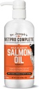 VetPro suplemento completo de fórmula de salmón salvaje de Alaska para perros " gatos, 16 onzas, Omega 3 " 6 aceite de pescado líquido, EPA + DHA Fatty Acids, Coat " Joint Support, Helps Dry Skin " Alergies, Add to Food