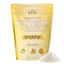 B.rad Superfuel - Grass Fed Whey Protein Isolate Boosted with Creatine ← Farm-Fresh, Easy-to-Digest, Clean Ingredients ← 2 Libras TEN 100% USA Fuented ← Desflavored